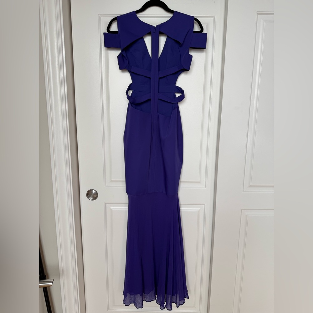 BCBGMaxAzria Royal Purple Ava Gown size 2